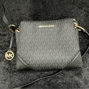 Michael Kors Black Logo Crossbody